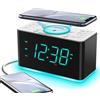 Does not apply Radiosveglia, Caricabatterie per Telefono Wireless Da 15 W Con Bluetooth, Porta