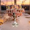 Menorah di Hanukkah a 9 bracci, candelabro per feste di anniversario,