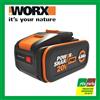 WORX BATTERIA POWER SHARE PRO 4.0 AH LITIO WA3644 WORX 20V CON IDICATORE
