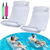 Amaca Galleggiante Con Rete Gonfiabile Mare Piscina Gonfiabile Adulti Con Gonfia