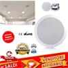 COPPIA CASSE ALTOPARLANTI CONTROSOFFITTO CARTONGESSO FILODIFFUSIONE INCASSO new