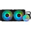 NOUA LM240 ARGB TDP 200W Radiatore 240mm Dissipatore Liquido 2 Ventole RGB Intel Amd