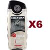 Denim 6 PZ DENIM BLACK SHOWER GEL 250ML DOCCIA SCHIUMA