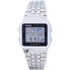 Casio Orologio Casio al Quarzo Elegante A500WA-1DF Acciaio Quadrante Nero da Uomo