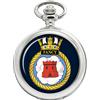 Ravel HMS Fancy Orologio Da Tasca Royal Navy Ravel Quarzo Acciaio Cromato Argento