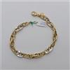 BRACCIALE DA DONNA A MAGLIA IN ORO GIALLO E BIANCO 18KT 750 5,6 GR. (3133)