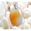 JM-IMPORT Corniola 60 Carati - Ciondolo Cabochon Pietra Naturale - Madagascar DB77