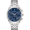 BULOVA OROLOGIO CRONOGRAFO DA UOMO IN ACCIAIO Crono 262 kHz Precisionist 96B373
