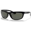 Ray-Ban Ray Ban 4089 Balorama - 601/58 - Occhiali da Sole - Nero/Verde G-15 Polarizzato