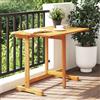 vidaXL Tavolo da Balcone Pieghevole 90x60x72 cm Legno Massello Acacia vidaXL