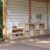 vidaXL Mobile da cucina da esterno MEPPEL 3 pcs Legno Massello Douglas moderno vidaXL