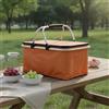 Borsa Frigo Pieghevole Portatile Borsa Termica Rigida Tessuto Oxford per Spesa