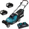 Makita DLM432Z a batteria Tagliaerba 18V + 2x BL1830B + caricatore doppio