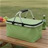 Borsa Frigo Pieghevole Portatile Borsa Termica Rigida Tessuto Oxford per Spesa