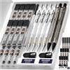 Nicpro 6 Pezzi Matite Meccaniche Set 0,3 0,5 0,7 0,9 mm 2mm (4B 2B HB 2H