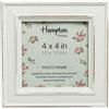 Hampton Frames Cornice portafoto Paloma legno bianca 14.5x14.5x2.5 cm D