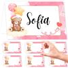 Dolplp! Segnaposto Battesimo Compleanno Bimba 50 Segna Posto Tavolo Carino Or BEC