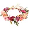 HuaLiSiJi Corona Fiori da Sposa Coroncine Fiori Splendidamente Lavorata Re