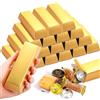 VMINOG VINOG Lingotto d'Oro Scatola di Caramelle 14,5 x 5 x 3cm 20 Pezzi Lingotto d