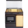 De Longhi Cucina a Gas 4 Fuochi De Longhi con Forno a Gas 86x50 cm Coperchio SGK 854 N