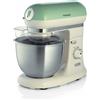 Ariete Impastatrice Robot da Cucina Capacità 5,5Lt 2400W Verde 1588 Vintage Ariete