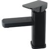 Not specified Rubinetto Acqua Calda e Fredda Premium Nero per Vaso da Contatore Cucina e Bagno