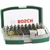 Bosch Home and Garden 2607017063 Rainbow Set 32 Inserti Avvitamento Verde Confezione