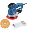 Bosch Professional Levigatrice rotorbitale (340W) Gex 34 150 con accessori 0601372800