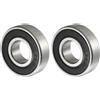 QUARKZMAN 6001-2RS Profonda Scanalatura Sfera Cuscinetto x 2pz Cromo Acciaio D
