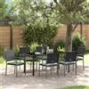 vidaXL Set da Pranzo per Giardino Rattan in PE Mobili Esterno Dining rattan vidaXL