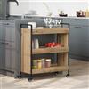 vidaXL Kitchen Trolley, Kitchen Trolleys, Carrello Da Cucina vidaXL