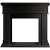 Divina Fire Cornice per camino rivestimento in legno L110xP36xH100 Cambridge Nero