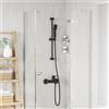 vidaXL Set di Sistema Doccia Acciaio Inox Accessorio bagno Soffione doccia vidaXL