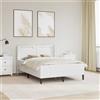 vidaXL Struttura letto con materasso con strisce LED Similpelle del Letto Tech vidaXL