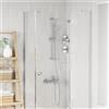 vidaXL Set di Sistema Doccia Acciaio Inox Accessorio bagno Soffione doccia vidaXL