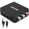 ABLEWE RCA to HDMI Adattatore Convertitore RCA HDMI 1080P Mini AV a HDMI Composito CVBS