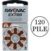Rayovac 120 Batterie PILE RAYOVAC Extra 312 per Apparecchi Acustici Protesi Udito PR41