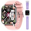 Popglory 1.85" Smartwatch Chiamate e Risposta Bluetooth, 23 Sport Orologio Smart