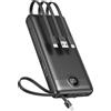 VEEKTOMX Power Bank 20000mAh Powerbank con Cavi Integrati Caricatore Portatile USB C