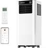Temprium Condizionatore Portatile 7000 BTU, Temprium Climatizzatore Portatile 3-in-1, Controllo tramite App/Telecomando, Kit di Tenuta per Finestra, Timer 24H, Funzionamento Silenzioso <48 dB, Copertura 20 m²