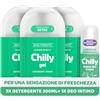 CHILLY, GEL FRESCO ML. 300 X3 + DEO CH FRESCO AMZ