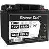 Green Cell GreenCell AGM Battery 12V 44Ah Lead Acid Sealed VRLA No Maintenance Rechargeable Replacement Batteries Children's Toys Alarm Fail Scales Fence