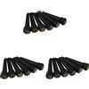 No 18 Pezzi Nero Ebano Guitar Bridge Bone Pins Set con Abalone Dot Verde per 2350
