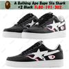 Una scimmia da bagno A Bathing Ape Bape Sta Shark #2 nero 1L80-191-302 taglia uomo