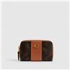 Coach Custodia per carte Coach piccola con cerniera e stampa cavallo e carrozza CAN...