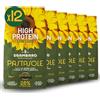 Sgambaro PASTASOLE Sgambaro - 12 Pack da 500g di Fusilli Pasta Proteica con Semola di Grano Duro 100% italiano e Farina di Semi di Girasole - High Protein, Low Carb, Ricca di Fibre