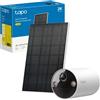 Tapo TC82 KIT 2K 3MP Telecamera di Sicurezza Solare a Batteria per Esterni, Senz