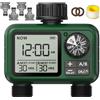XinFuture Timer Irrigazione 2 uscite, Grande Display LCD, Centralina Irrigazione, Orologio