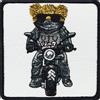 EXPRESS-STICKEREI Patch - Biker lustig (Bear Biker - Patch)