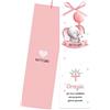 Dolplp! 50pz Segnaposto Battesimo Bimba Bomboniere Battesimo Segnalibri con N